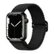 thumbnail image 1 of Adecuado para Apple Apple iwatch Correa de reloj plana para hebilla deslizante tejida de nailon arcoíris Correa elástica universal, 1 of 5