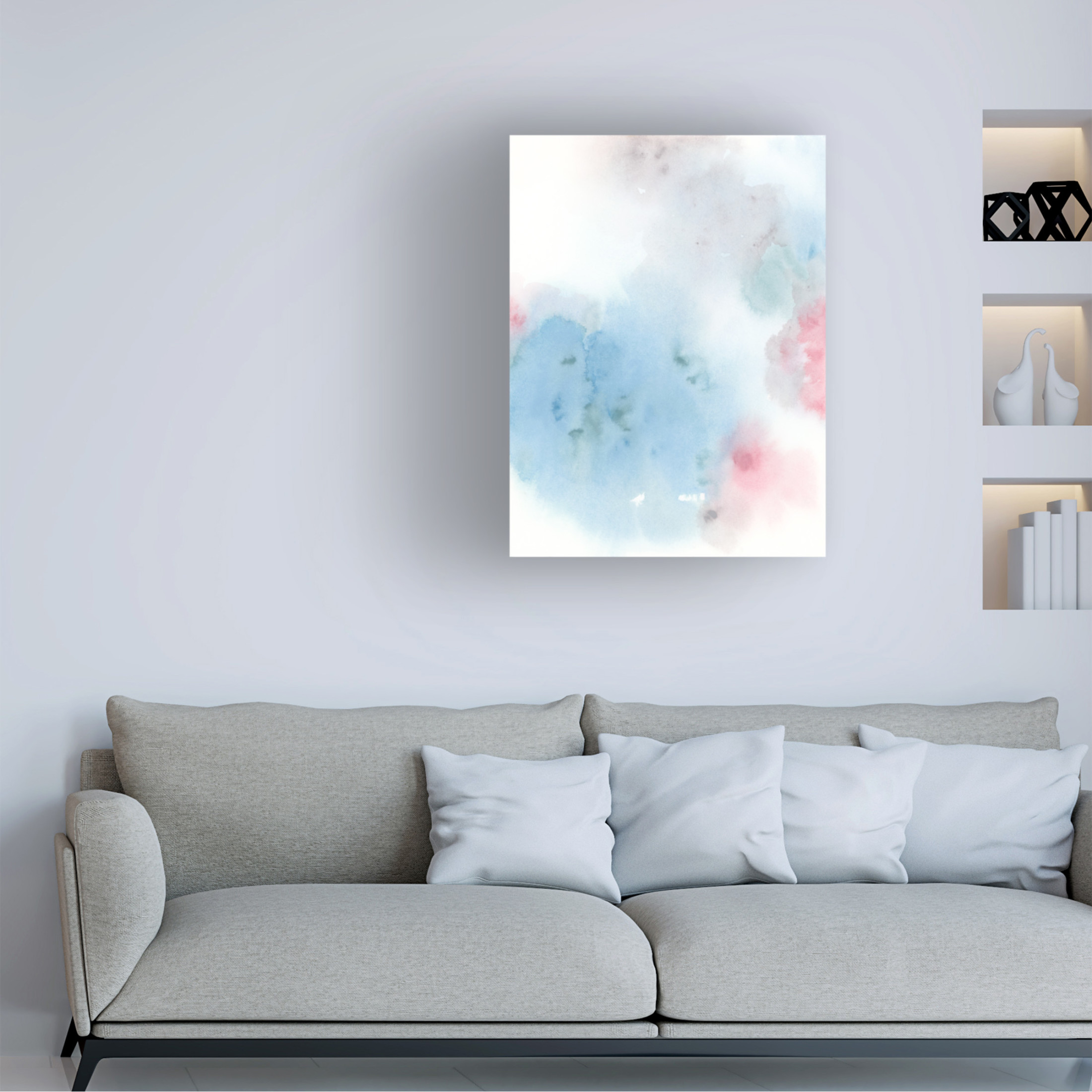 Trademark Fine Art June Erica Vess Liquid Cloud I Canvas Wall Art