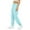 Sky Blue, variant on PXLKNZH Workout Pants Women Trendy Heart Print Cinch Bottom Casual Pants High Waist Drawstring Jogger Sweatpants with Pockets Black,L
