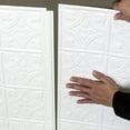 thumbnail image 4 of FASÄDE 47 in. Decorative Vinyl Divider Trim Gloss White (5 Pack), 4 of 8