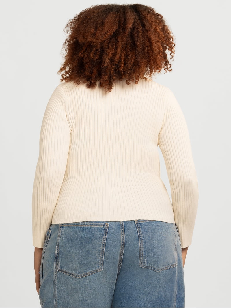 Jessica Simpson Women's and Women's Plus Luanne Polo Sweater with