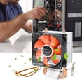 thumbnail image 2 of Ventilateur de Refroidissement CPU, Mini Ventilateur de Refroidissement PC CPU Refroidisseur Boîtier d'Ordinateur Ventilateur de Refroidissement Conception Future, 2 of 11