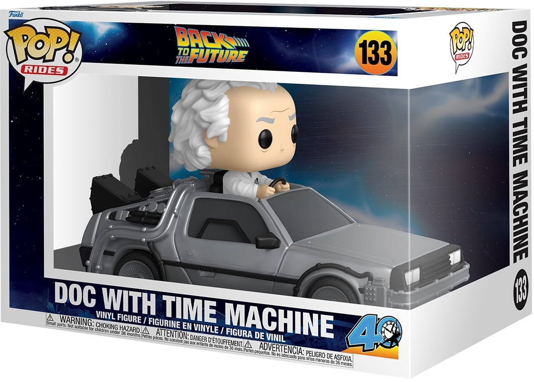 Funko, Vinyl Figure, Back to the Future Doc with Time Machine