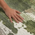 thumbnail image 3 of Addison Rugs Mayfield Premium Machine Washable Transitional Abstract Olive Rectangle Rug, 10' x 14', 3 of 8