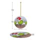 thumbnail image 4 of Adorno navideño colgante Grin-Ch para árbol de Navidad: adornos colgantes de cerámica para fiestas: ideas para regalar adornos navideños, 4 of 8