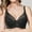 40-Black, variant on YWDJ Push up Bras for Women Plus Size Back Closures Sleep Bras No Wires Comfy Bras Adjustable Straps Half Cup Wrap Lounge Bras Padded Lace Comfortable Bras Solid Comfortable Bras Black 95