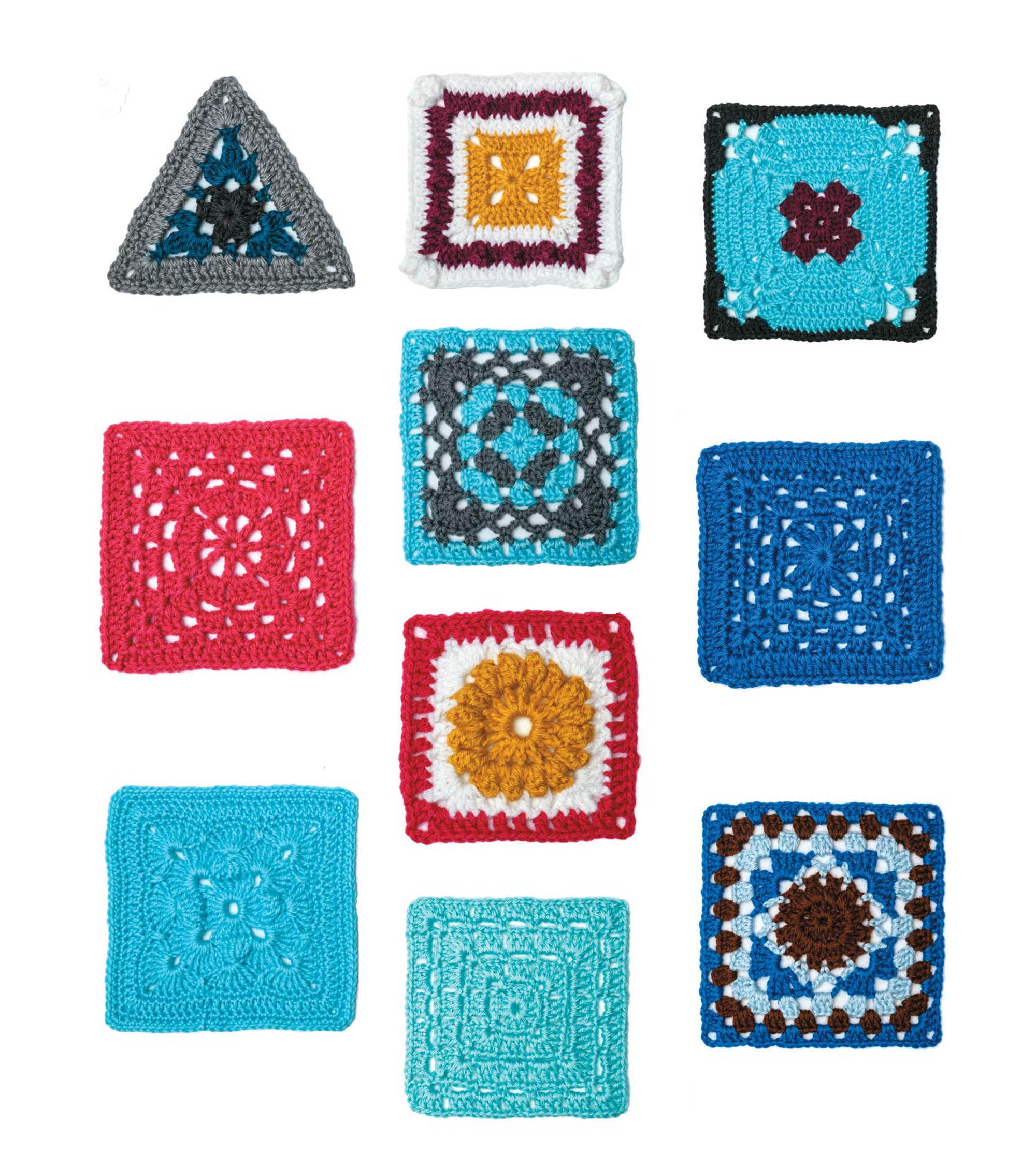  LEISURE ARTS Granny Squares Bk, None : Arts, Crafts