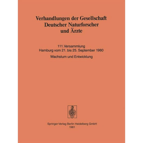 Verhandlungen Der Gesellschaft Deutscher Naturforscher Und Ärzte, (Paperback)