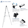 thumbnail image 6 of Audio-Visual Direct Lightweight Aluminum Telescoping Display Easel, 70 Inches, Silver (10 Pack), 6 of 6