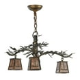 thumbnail image 5 of Meyda Tiffany 147319 Pine Branch Valley View 3 Light 24" Wide Chandelier - Copper, 5 of 6