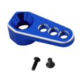 thumbnail image 3 of Servo bocinas de Metal de aluminio M3 25T, piezas de mejora de brazo de dirección de Metal de roscas 1:18 M3 para modificación de coche RC de camiones Azul oscuro CUTICAT Servobrazo RC, 3 of 8