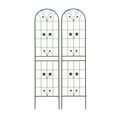 thumbnail image 7 of 2 Pack 86" H Large Heavy Duty Garden Rustproof Iron Plant Trellis for Potted Plant Support Metal Climbing Rose Trellis Vine Vegetable Cucumber, 7 of 7