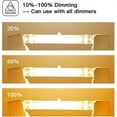 thumbnail image 5 of Set of 5 R7S Halogen Bulb 78mm 80W 230V, R7S Halogen Rod 78mm, R7S Halogen Bulb Dimmable Halogen Rod Lamp, 5 of 5