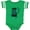 Football Green and White, variant on Inktastic I Wear Teal for My Mom Ovarian Cancer Awareness Boys or Girls Baby Bodysuit