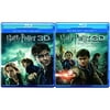 Harry Potter And The Deathly Hallows - Part 1 & Harry Potter And The Deathly Hallows - Part 2 - English & Spanish Audio & Subtitles [Region 1/A] [Blu-Ray + Blu-Ray 3D]