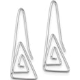 thumbnail image 2 of Sterling Silver Hook Triangle Earrings (29 X 20) Made In China qe9074, 2 of 5