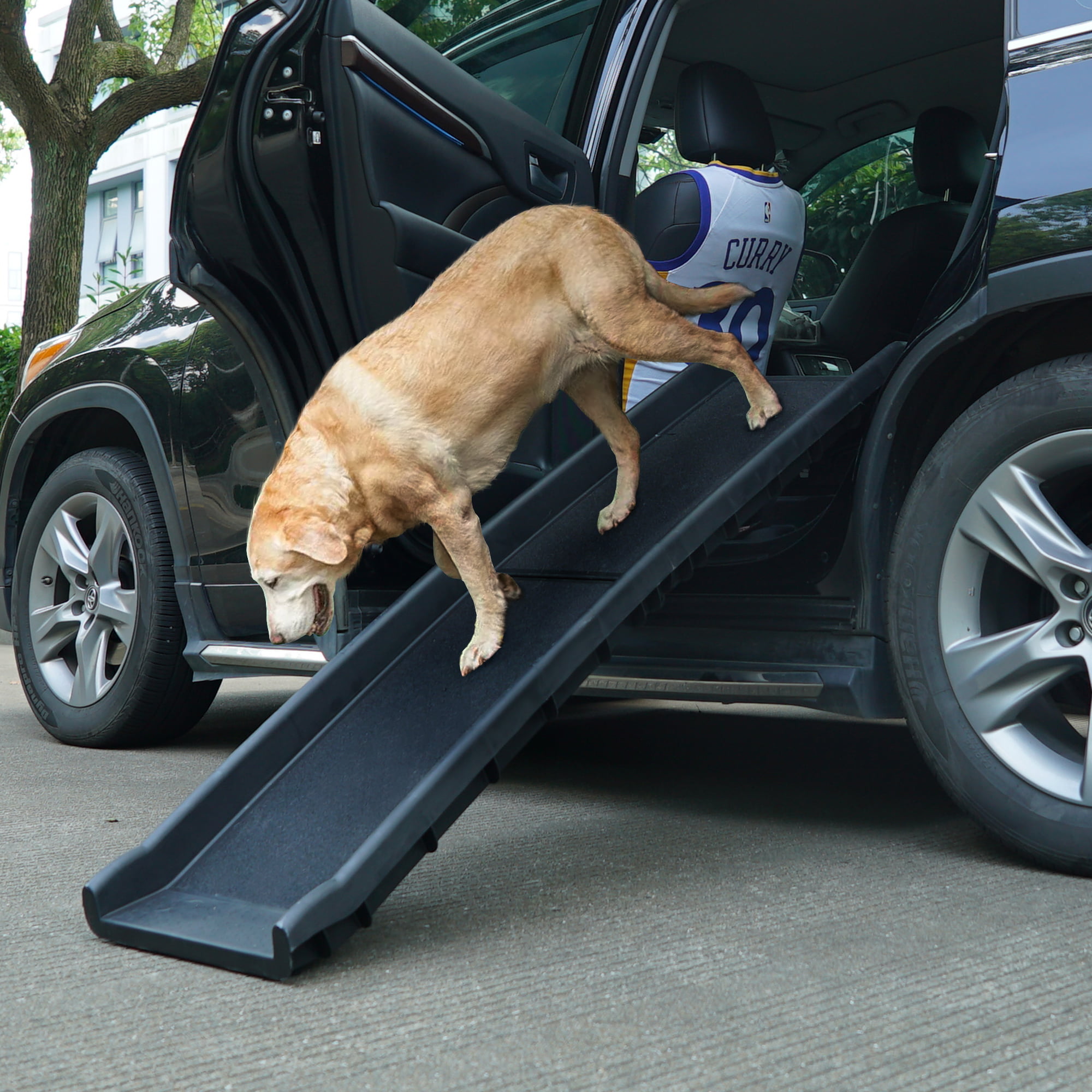 61 Heavy Duty Folding Dog Ramp Pet Ramps for SUV Cars Travel Portable Light Weight