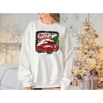 thumbnail image 3 of Merry Christmas Red Truck Sweatshirt, Christmas Holiday Shirt, 3 of 9