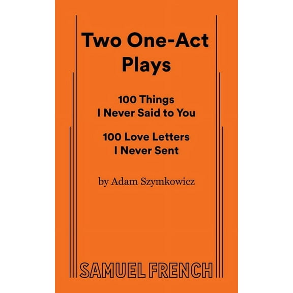 Two One-Act Plays, (Paperback)