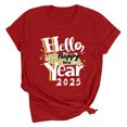 thumbnail image 1 of Styesk T-Shirts pour Femmes Haut à Manches Courtes Imprimé Col Rond, 1 of 3