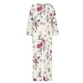 thumbnail image 5 of Rciityk Fall Lounges Sets for Women 2 Piece Casual Loose Round Neck Long Sleeve Top and Long Pants Flower Printed Outfits, 5 of 5