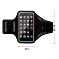 thumbnail image 2 of Brazalete con soporte para teléfono para correr, brazaletes deportivos para teléfono celular para mujeres, hombres, corredores, trotar, caminar, hacer ejercicio y hacer ejercicio en el gimnasio., 2 of 6
