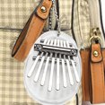 thumbnail image 4 of Mini Kalimba Thumb Piano 8 teclas, Piano de dedo acrílico portátil para niños y adultos, regalos musicales de bolsillo para principiantes Xemadio 222866-3, 4 of 9