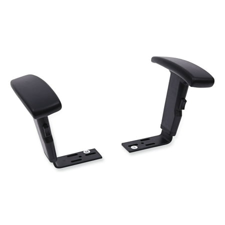 UPC: 0042167380748 | Optional Height-Adjustable T-Arms for Alera Essentia and Interval Series Chairs Black 2/Set