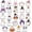 Ghost, variant on 24 Pack 1152 Sheets and Themed Sticky Notes Bulk, Cute Cartoon Self-Adhesive Sticky Notes for Party Favors Decoration, Office, Stationery Supplies, Holiday Gifts, 24 Styles