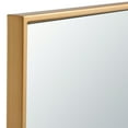 thumbnail image 4 of SAFAVIEH Harlon 24 in. x 36 in. Solid Frame Mirror, Brass, 4 of 5