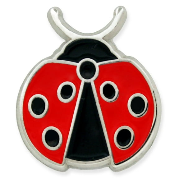 PinMart Cute Lady Bug Brooch Insect Animal Trendy Small Enamel Lapel Pin
