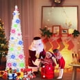 thumbnail image 3 of Fall Tree Home Decor Pop Up Tree with Lights & Timer & Modes Collapsible Tinsel Pencil Tree for Autumn Harvest Porch Thanksgiving Party Decorations Maple Leaves, 3 of 7