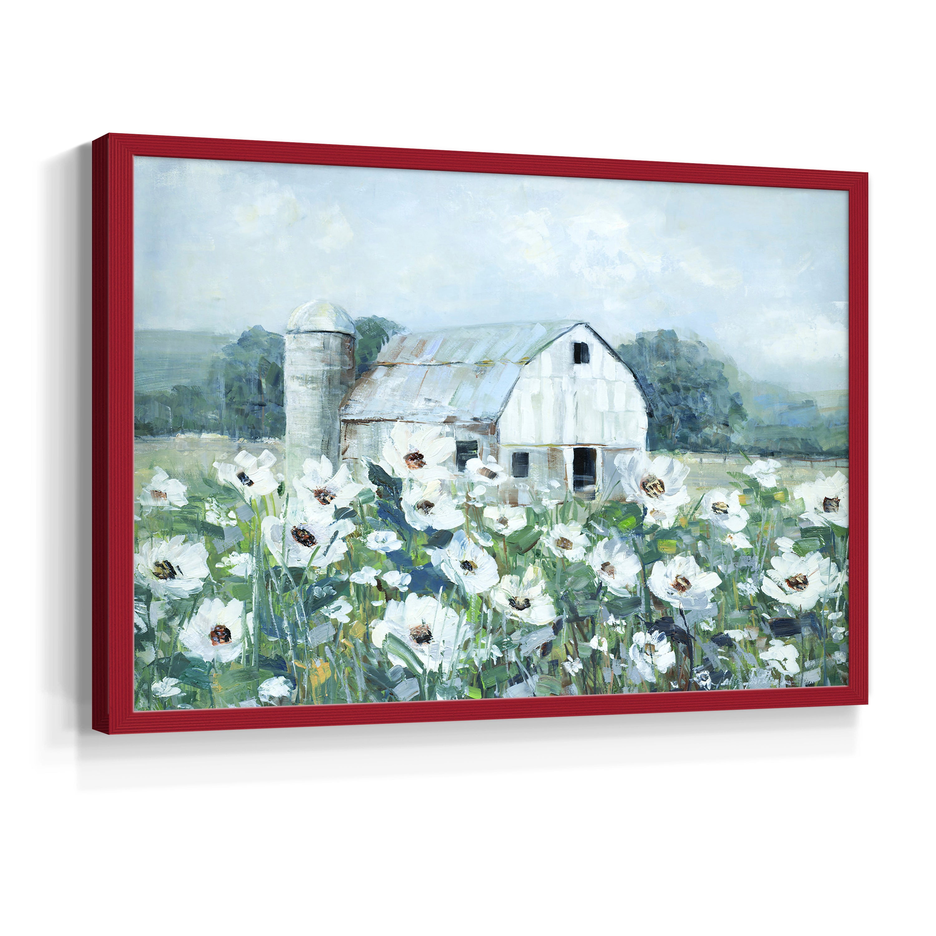 Dream Fields by Sally Swatland - Restickable Framed Giclée Print