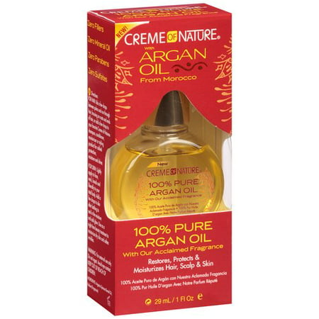 Creme of Nature 100% Pure Argan Oil, 1 fl oz (Natures Best Oil Trial)