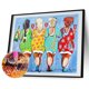 thumbnail image 2 of Cuadros Decorativos Kit de pintura de diamante 5D, imagen de pared de mosaico de taladro redondo completo para damas gordas DIY Sywqhk Nuevos Originales, 2 of 9