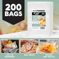 thumbnail image 6 of Avid Armor Pre-Cut Vacuum Sealer Bags, 8" x 12" Quart, 200 Pack, BPA-Free Embossed for Food Storage, Sous Vide, Meal Prep, All Brands, 6 of 8