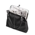 thumbnail image 3 of Gustave Vintage Kiss Lock Crossbody Bag for Women PU Leather Top Handle Clutch Evening Purse Handbag Shoulder Bag, 3 of 9