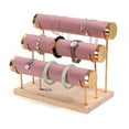 thumbnail image 1 of Solid Wood Display Stand Jewelry Rack Storage Holder Wood For Bracelets Watches, 1 of 7