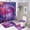 style-4, variant on 3D Abstract Lines 4 Piece Shower Curtain Sets, Non-Slip Rugs, Toilet Lid Cover And Bath Mat, for Bathroom Decor Set, 72" X 72"