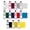 Basic Set, variant on Gamblin Artist Oil Paint Set For Professionals - BASIC SET - 37ml Tubes