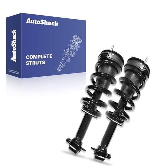 AutoShack Front Complete Strut & Coil Spring Assemblies - Driver and Passenger Side for Chevrolet & GMC, Tahoe 2007-2020 Yukon 2007-2020 Suburban 2015-2020, 4WD RWD V8 4.8L 5.3L 6.0L 6.2L