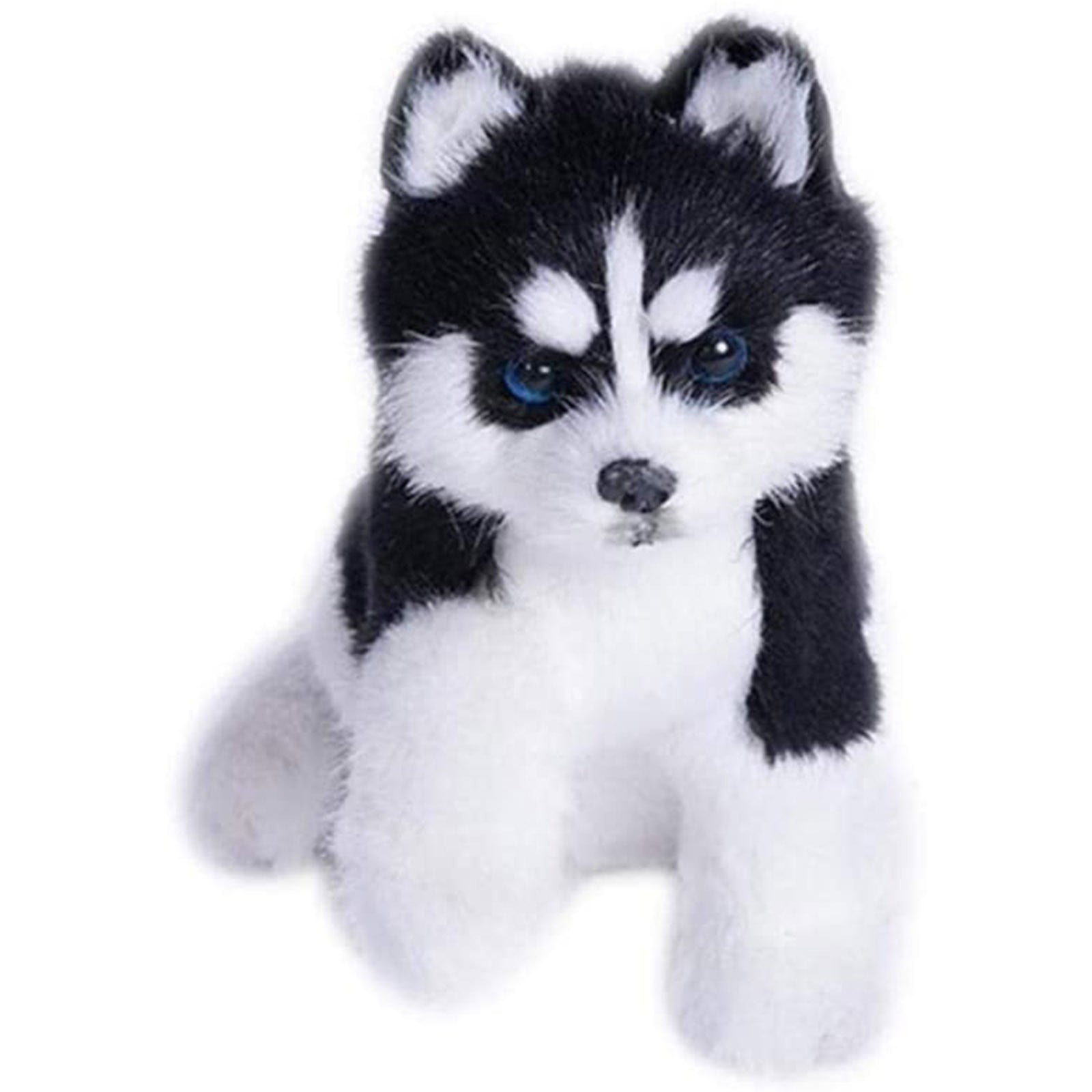 Plush Dog SIBERIAN HUSKY Stuffed Collectible Animal Cute Christmas Gift Toy 