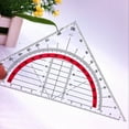 thumbnail image 3 of SSKFHGI Multifunctional Triangle Ruler, Triangle Plate, Multifunctional Ruler, Protractor, Triangle Plate, Coordinate Ruler, 3 of 7