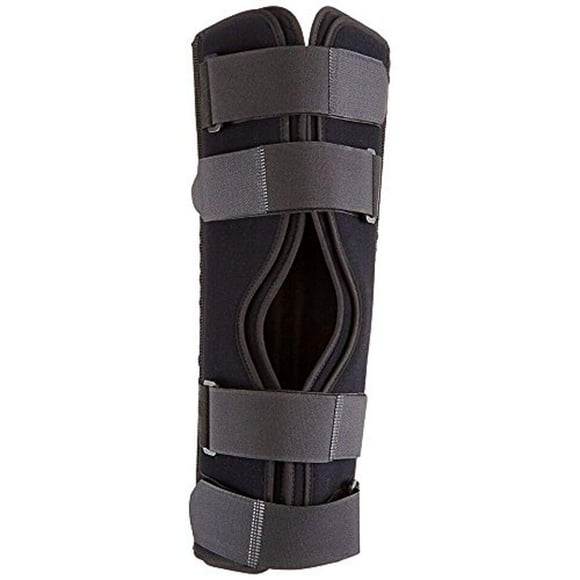 Sammons Preston 76659 Tri-Panel Knee Immobilizer for Recovery, Knee Fractures, 18", Universal 18" Long