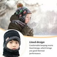 thumbnail image 3 of TureClos Children Boys Winter Knit Cap Beanie Hat Fleece Lined Hat for Toddler Boy Girls Children, 3 of 7