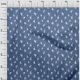 thumbnail image 3 of oneOone Cotton Silk Medium Blue Fabric Floral Sewing Craft Projects Fabric Prints By Yard 42 Inch Wide, 3 of 5