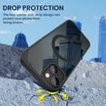 thumbnail image 4 of Case for iPhone 13 / iPhone 14 Magnetic Case with Built in Magnets, Clear Slim Resist Scratches Bumper Drop Protection Transparent Case for iPhone 13 & iPhone 14 6.1" - Black, 4 of 18