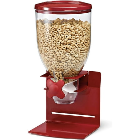 Zevro by Honey Can Do Pro Model 17.5 oz Dry Food Dispenser, Red