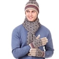 thumbnail image 4 of Gorro de punto 3 en 1, bufanda para guantes para hombres y mujeres, conjunto de invierno, gorro de invierno, bufanda para hombres y mujeres, guantes para pantalla táctil, 4 of 5