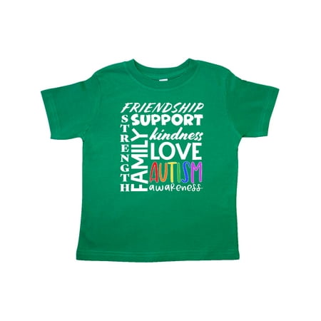 

Inktastic Autism Awareness Love Friendship Support Gift Toddler Boy or Toddler Girl T-Shirt